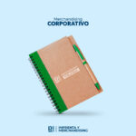 LIBRETA ECOLÓGICA PUBLICITARIA + LAPICERO
