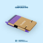 LIBRETA ECOLÓGICA PUBLICITARIA + LAPICERO