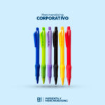 LAPICERO DE PLASTICO TINTA AZUL