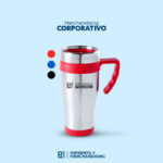 MUG DE PLASTICO DE 400 ML