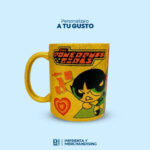TAZA GLITTER DORADO DE 11OZ