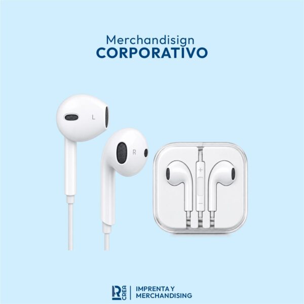 AUDÍFONO CON CABLE Y MICRÓFONO