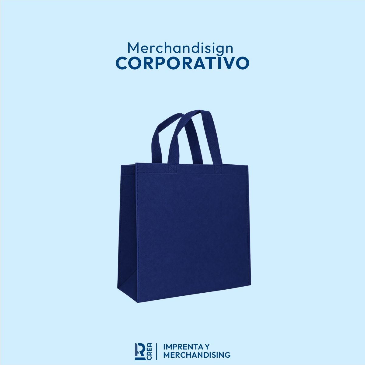 BOLSA DE CAMBRELL CON ASA 40X34X10 CM azul BOLSA DE CAMBRELL CON ASA 40X34X10 CM - Imagen 1