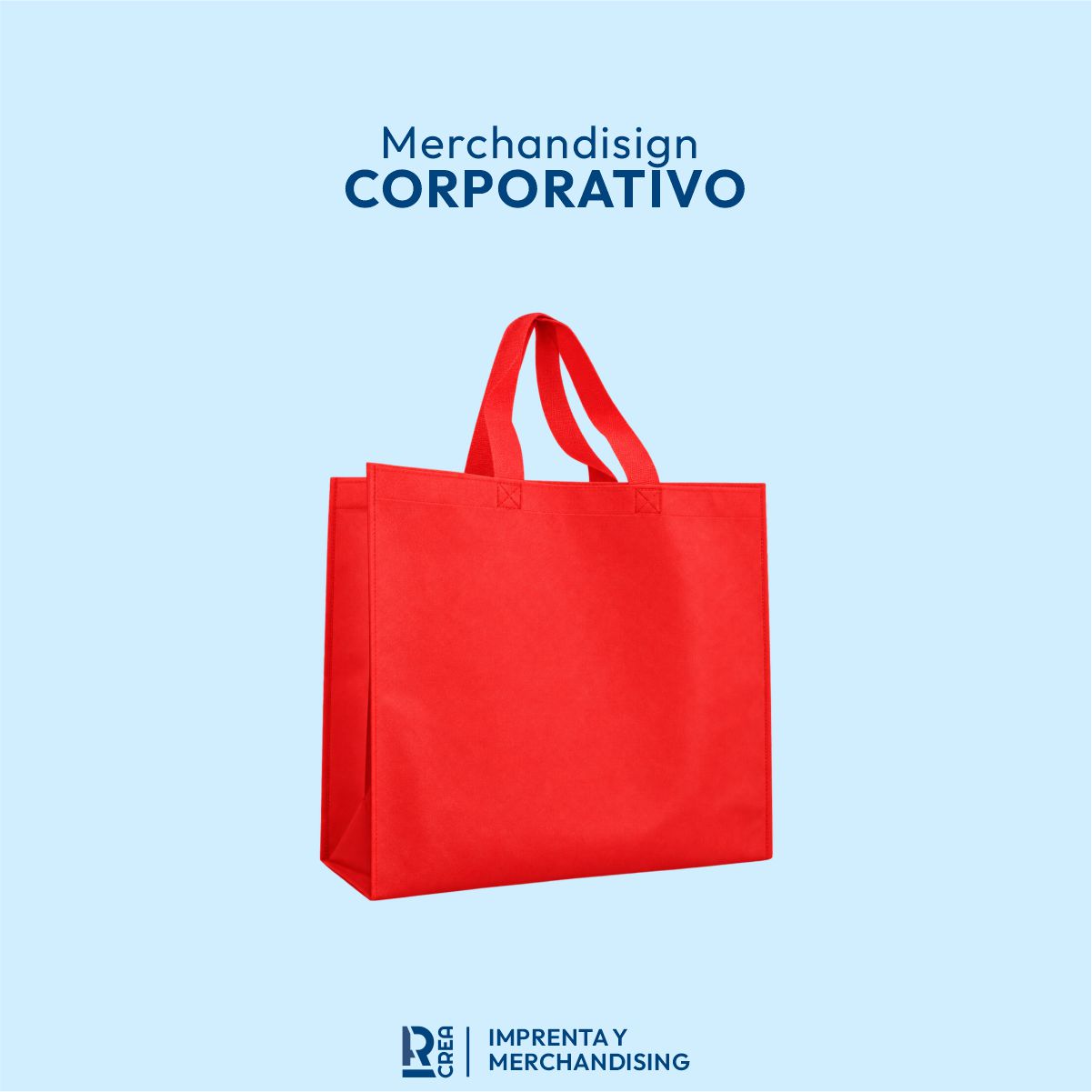 BOLSA DE CAMBRELL CON ASA 40X40X15 CM rojo BOLSA DE CAMBRELL CON ASA 40X40X15 CM - Imagen 1