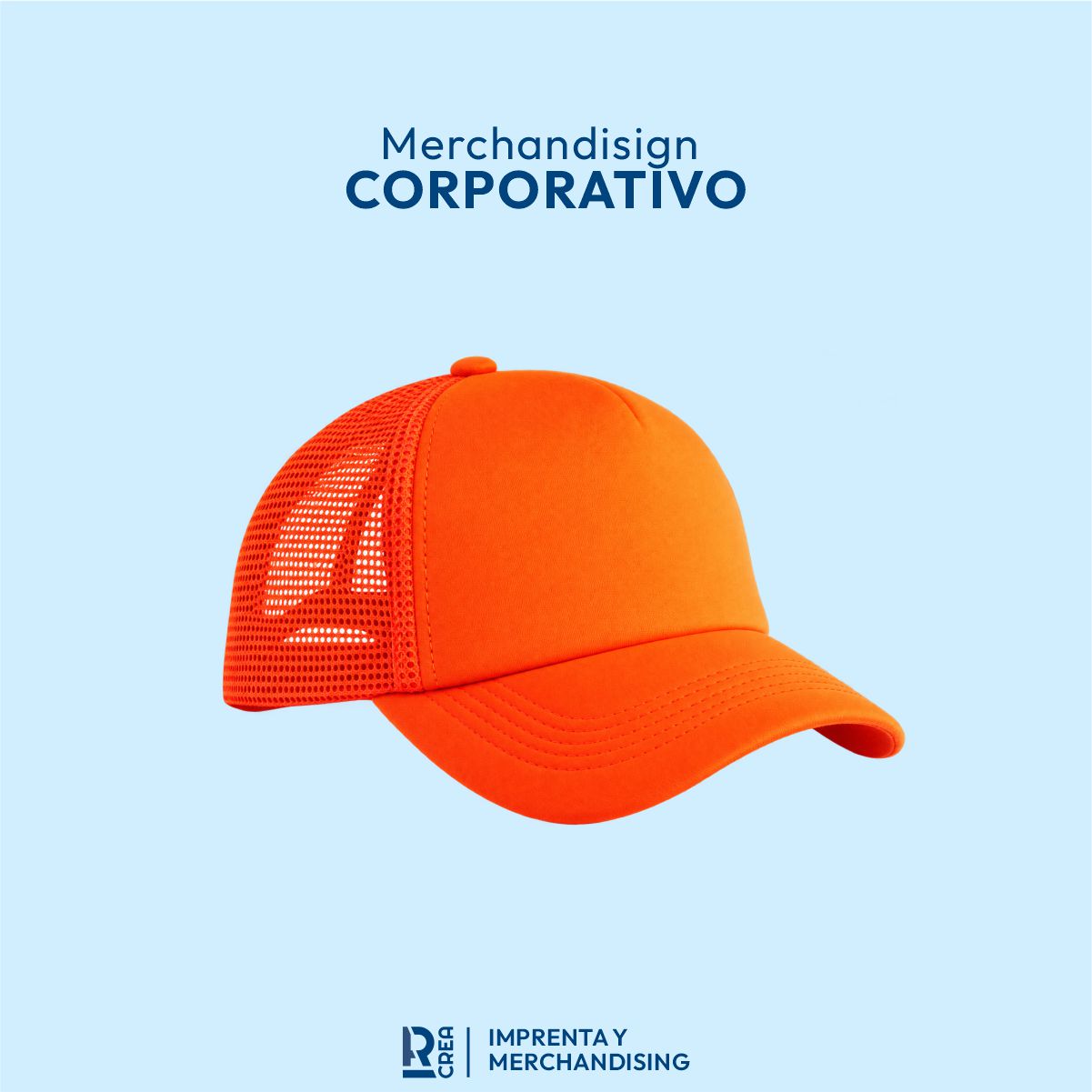 GORRO TRUCKER COLOR ENTERO naranja GORRO TRUCKER COLOR ENTERO - Imagen 1