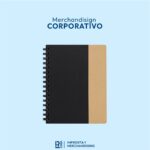 LIBRETA A5 ECOLÓGICA ANILLADA CON SEPARADOR Y NOTAS - Imagen 4