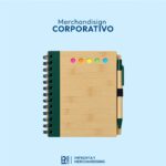 LIBRETA DE BAMBÚ CON LAPICERO