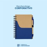 LIBRETA ECOLÓGICA CON LAPICERO Y BOLSILLO