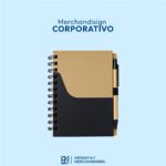 LIBRETA ECOLÓGICA CON LAPICERO Y BOLSILLO - Imagen 2