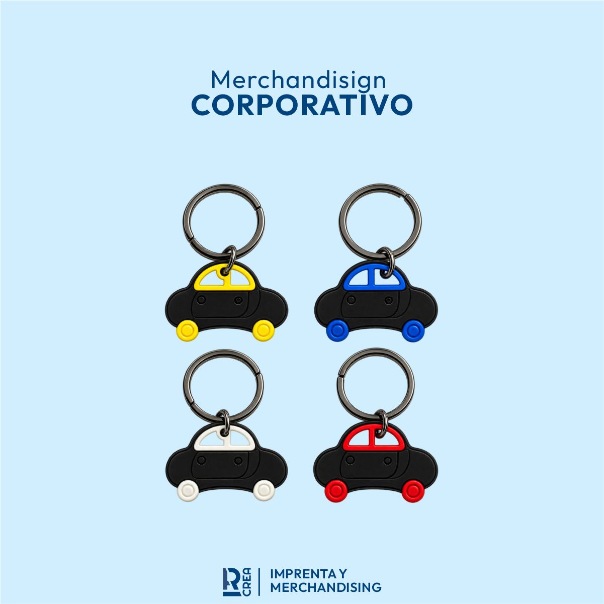 LLAVERO AUTO CON PLACA METÁLICA LLAVERO AUTO CON PLACA METÁLICA - Imagen 1