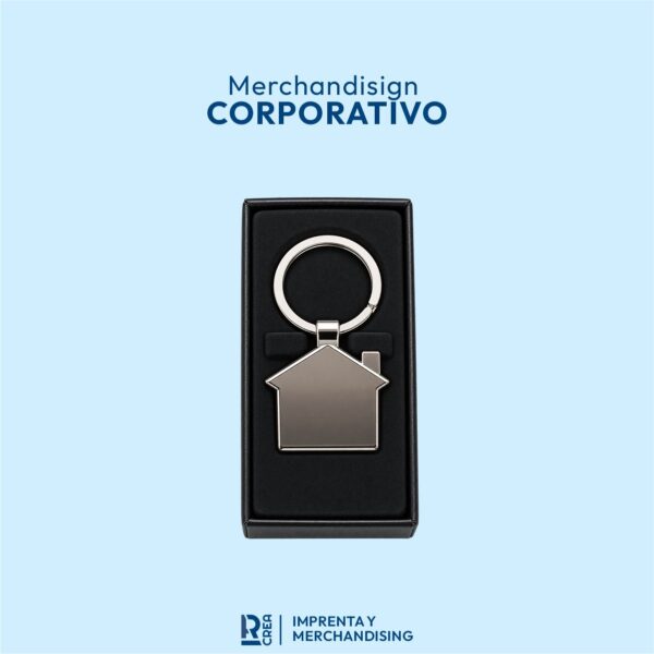 LLAVERO METÁLICO CASITA