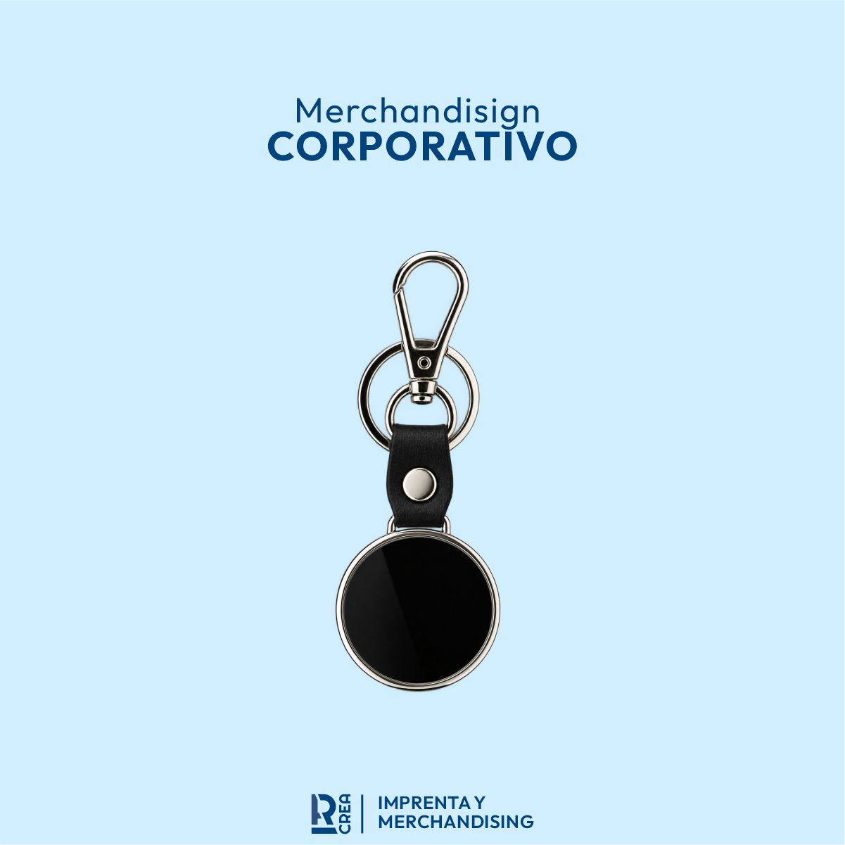 LLAVERO METÁLICO CIRCULAR CON ARO LLAVERO METÁLICO CIRCULAR CON ARO - Imagen 1