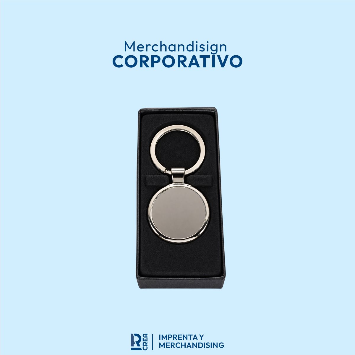 LLAVERO METÁLICO CIRCULAR DOBLE CARA LLAVERO METÁLICO CIRCULAR DOBLE CARA - Imagen 1