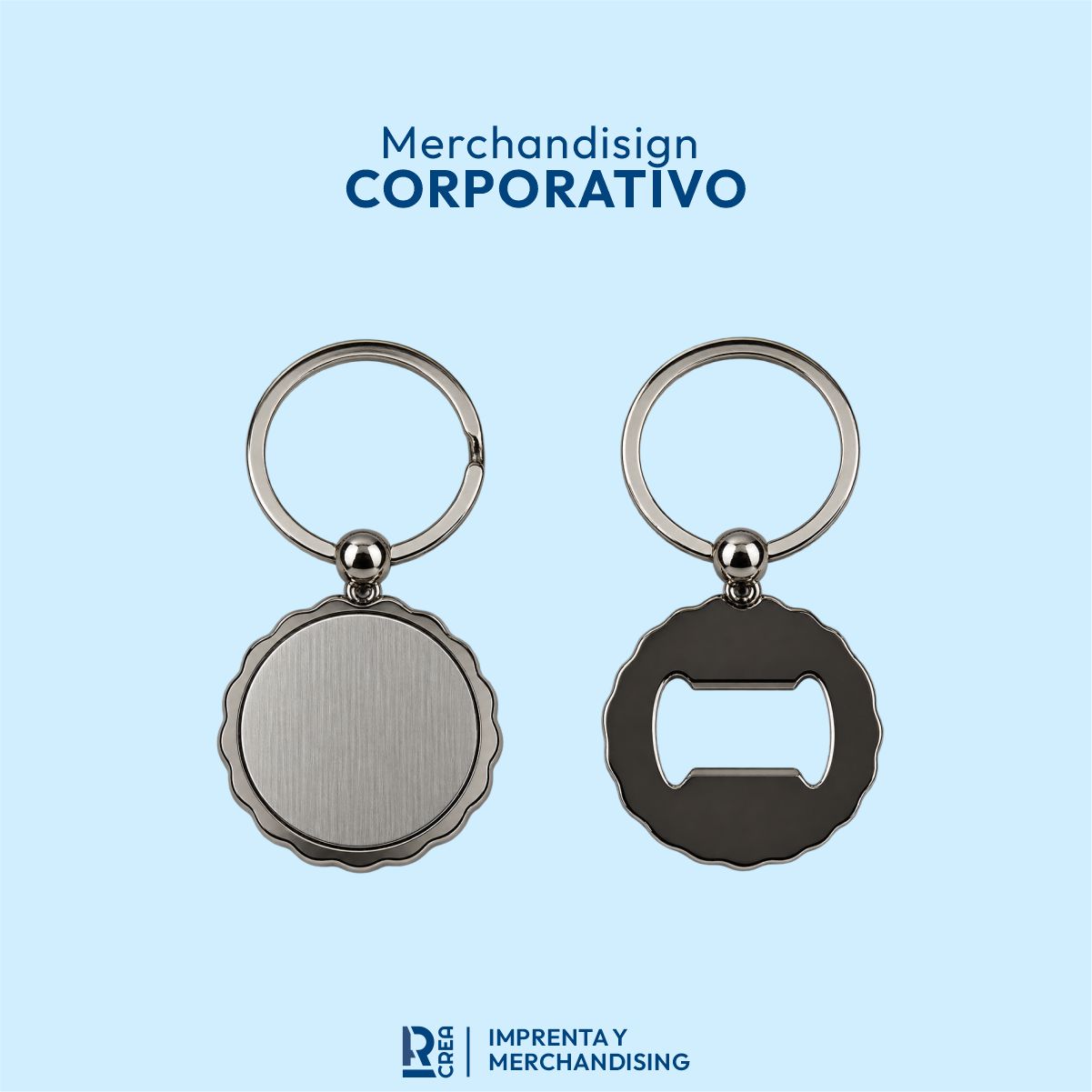 LLAVERO METÁLICO DESTAPADOR CIRCULAR LLAVERO METÁLICO DESTAPADOR CIRCULAR - Imagen 1