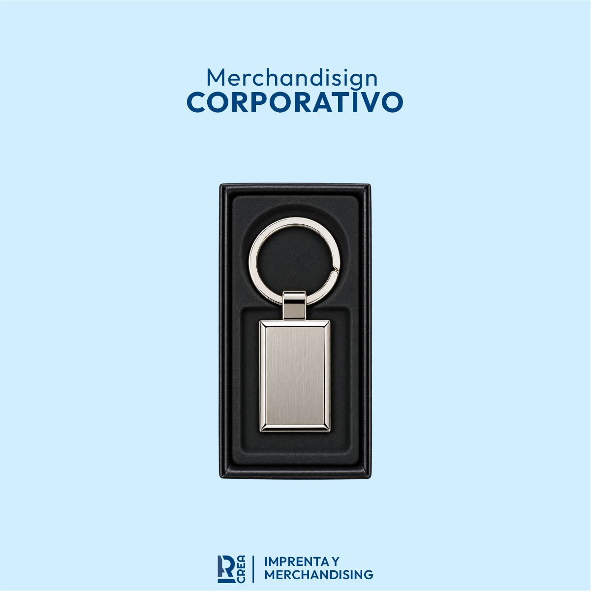 LLAVERO METÁLICO RECTANGULAR LLAVERO METÁLICO RECTANGULAR - Imagen 1