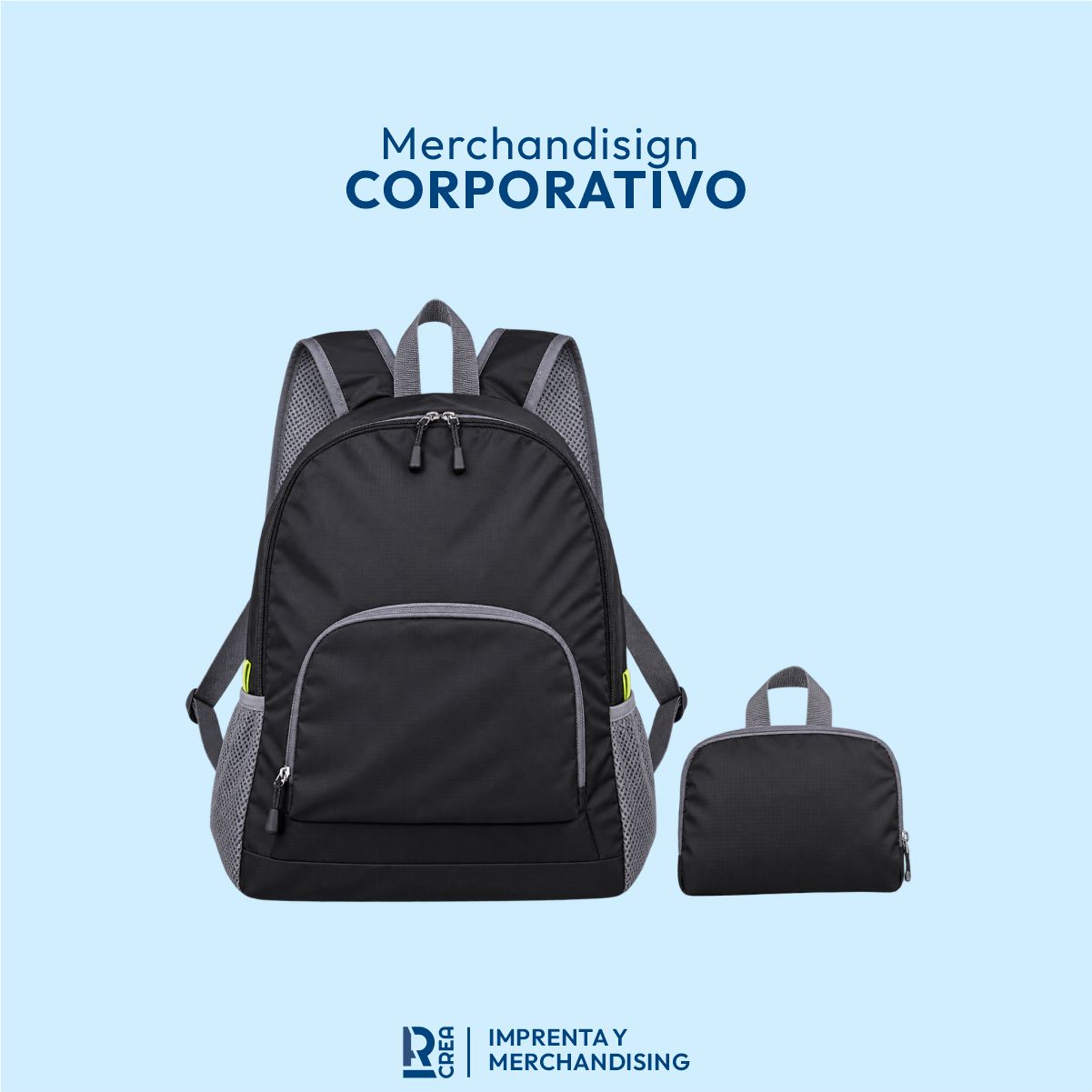 MOCHILA COLAPSIBLE negro MOCHILA COLAPSIBLE - Imagen 1