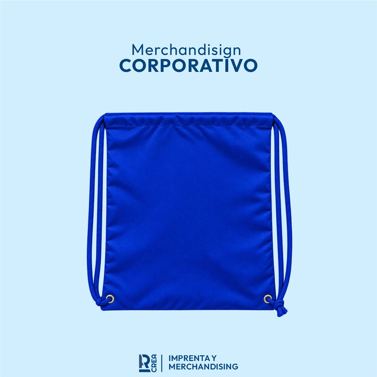 MOCHILA ECOLÓGICA DE CAMBRELL azul MOCHILA ECOLÓGICA DE CAMBRELL - Imagen 1