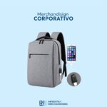 MOCHILA PORTA LAPTOP CON ACCESORIO PARA CARGADOR