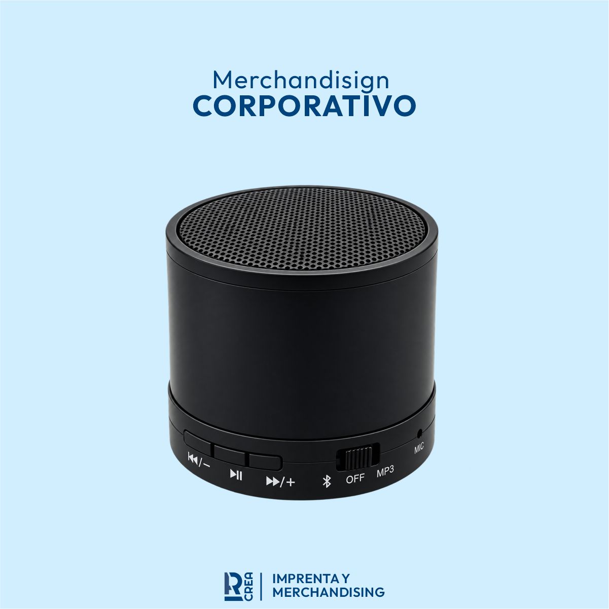 PARLANTE BLUETOOTH METÁLICO negro PARLANTE BLUETOOTH METÁLICO - Imagen 1
