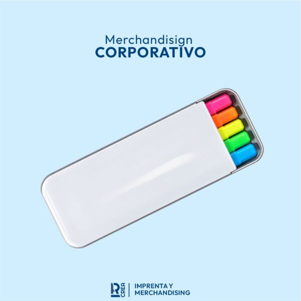 SET DE RESALTADORES X5 TIPO IPHONE