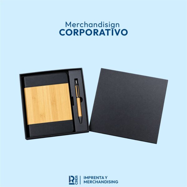 SET LIBRETA ECOLÓGICA CON LAPICERO METÁLICO
