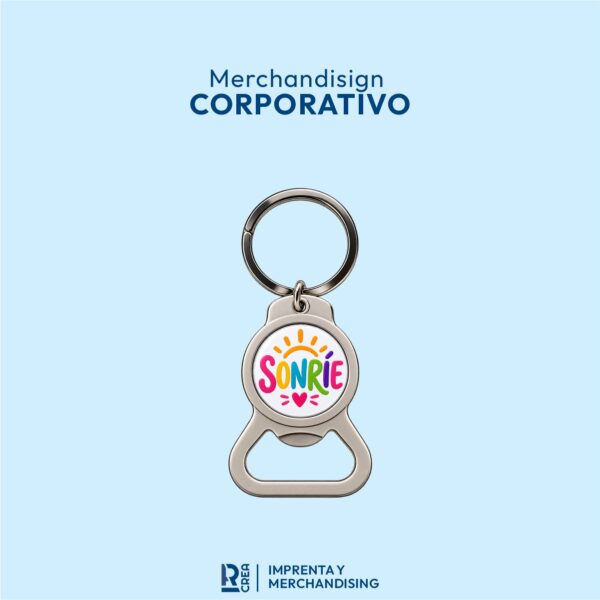 LLAVERO DE METAL ABRIDOR