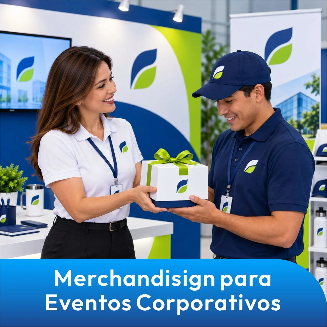 Merchandisign para Eventos Corporativos