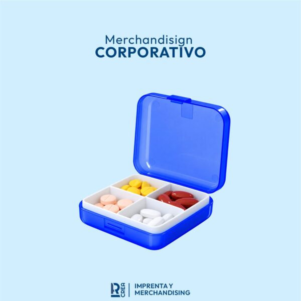 PORTA PASTILLAS CUADRADO