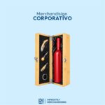SET DESTAPADOR VINO 4 PIEZAS EN CAJA DE MADERA - Imagen 2